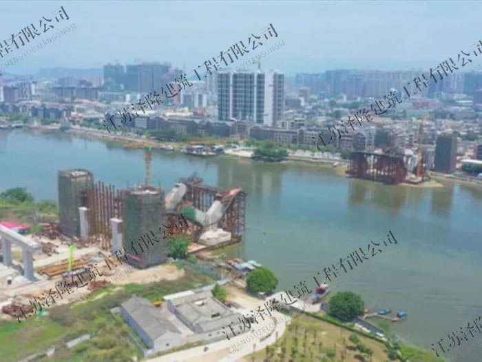 我司新近承接广东揭阳进贤门景观浙江大桥防撞项目