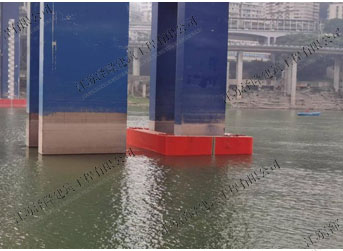 我司承接的重庆轨道交通3号线渝澳浙江大桥防撞项目,安装顺利完成